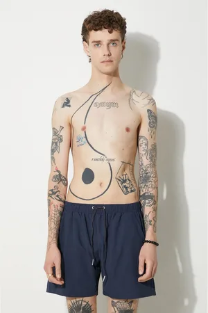 Alpha Industries Plavkové šortky tmavomodrá barva