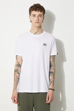 Alpha Industries Bavlněné tričko Basic T Small Logo barva