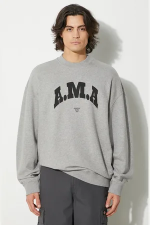 MARCELO BURLON Bavlněná mikina Ama Comfort Crewneck pánská