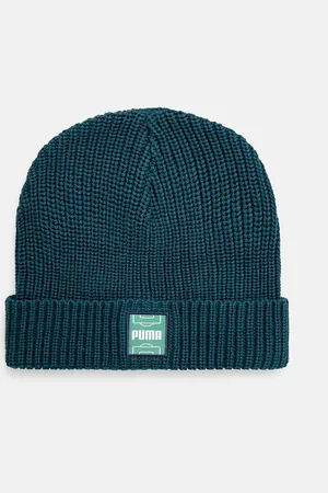 PUMA Bavlněná čepice Classics Graphic Short Beanie barva