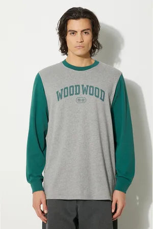 WoodWood Bavlněné tričko s dlouhým rukávem Mark IVY Longsleeve barva