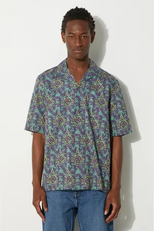 WoodWood Košile Ohan Chateau SS Shirt 12225313-1612 BIRGHT GREEN barva