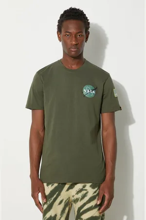 Alpha Industries Bavlněné tričko barva