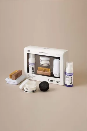 Jason Markk Sada na ošetřování kožené obuvi Leather Care Kit pruhledná barva