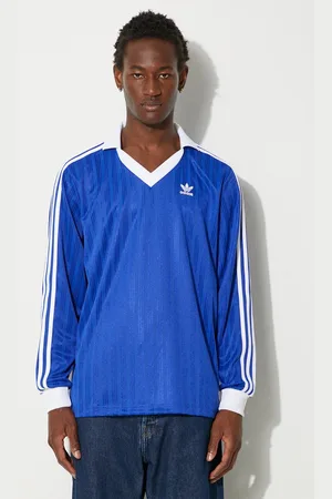 adidas Tričko s dlouhým rukávem Adicolor Piqué Football Long Sleeve s aplikací