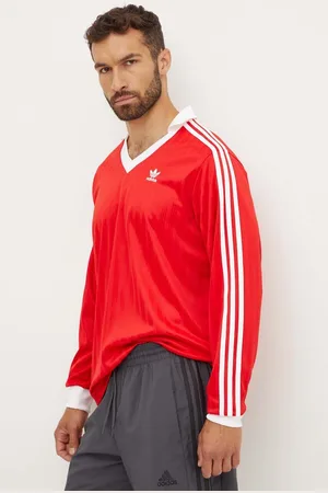 adidas Tričko s dlouhým rukávem Adicolor Piqué Football Long Sleeve barva