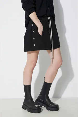Rick Owens Sukně Rick Owens Knit Skirt Babel Mini barva