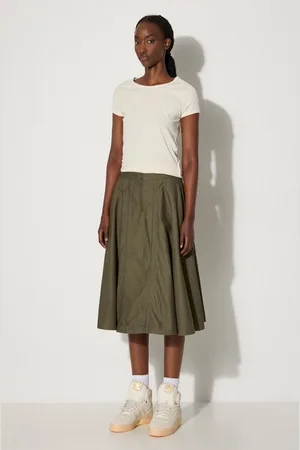 Vans Bavlněná sukně Premium Classics LX A-Line Ruched Skirt barva