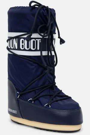 Moon Boot Sněhule MB ICON NYLON tmavomodrá barva