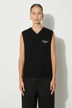 Carhartt Vlněná vesta Signature Vest Sweater barva