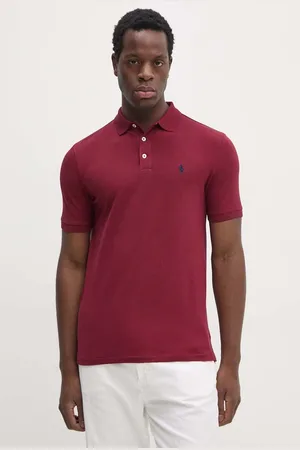 Ralph Lauren Polo tričko vínová barva