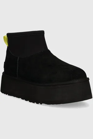 UGG Semišové sněhule Classic Mini Dipper barva