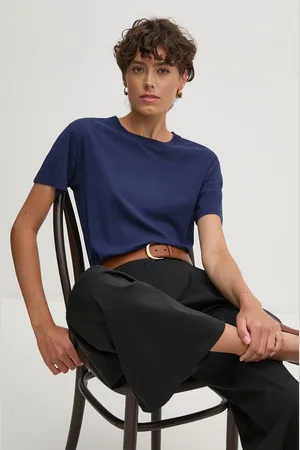 Ralph Lauren Bavlněné tričko tmavomodrá barva
