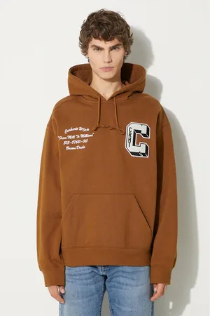 Carhartt Mikina Hooded Brown Ducks Sweat pánská