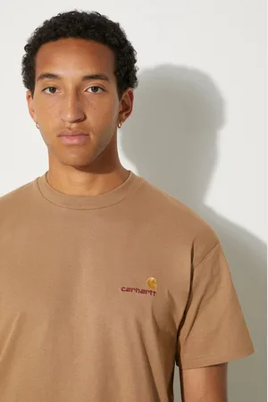 Carhartt Bavlněné tričko S/S American Script barva