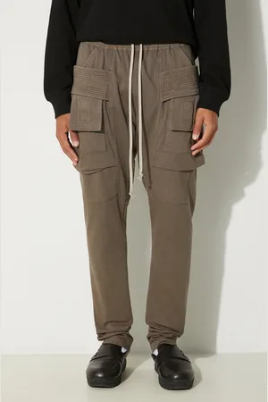 Rick Owens Bavlněné tepláky Rick Owens Creatch Cargo Drawstring barva