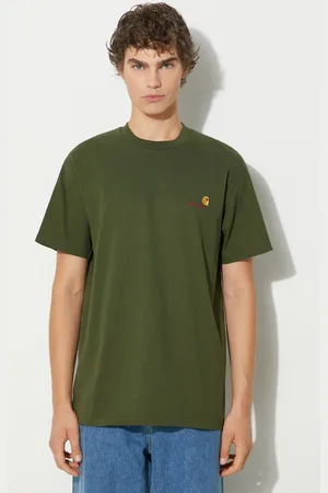 Carhartt Bavlněné tričko S/S American Script barva