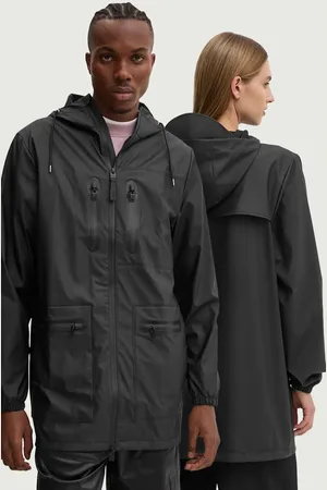 Rains Bunda Cargo Long Jacket W3 barva