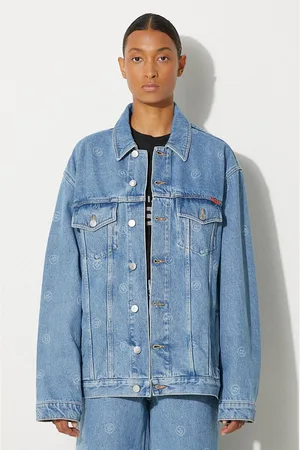 MARTINE ROSE Džínová bunda Oversized Denim Jacket dámská