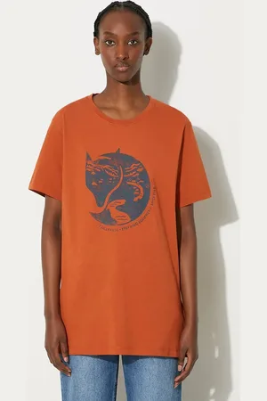 Fjällräven Bavlněné tričko Arctic Fox barva