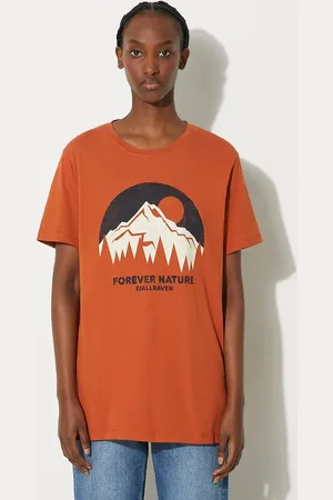 Fjällräven Bavlněné tričko barva