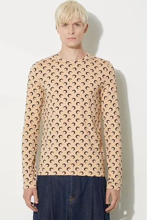 Marine Serre Tričko Recycled Moon Jersey Second Skin Regular Top barva