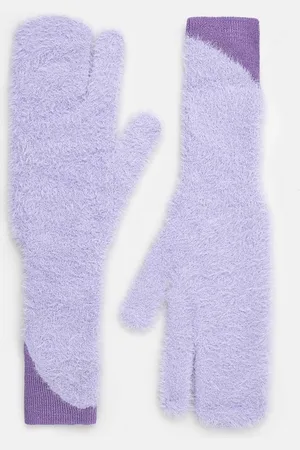 Maison Margiela Rukavice z vlněné směsi barva