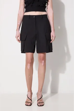 J.W.Anderson Vlněné šortky Cargo Tailored Shorts barva