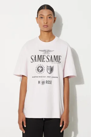 MARTINE ROSE Bavlněné tričko Classic T-Shirt barva