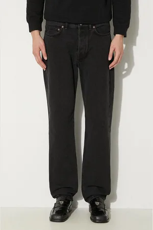 WoodWood Bavlněné džíny Sol Rigid Denim Slim Fit 12235803-7051 BLACK