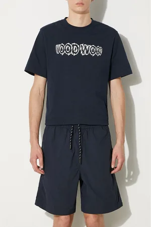 WoodWood Kraťasy Ollie Nylon Shorts 12315209-5066 NAVY pánské