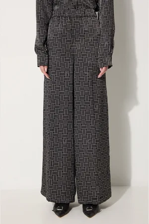Kenzo Kalhoty Weave Pajama Pants dámské