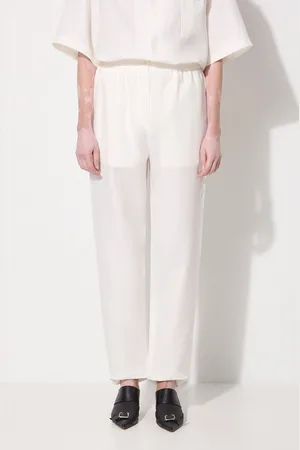 The Pangaia Lněné kalhoty DNA Linen Trousers barva