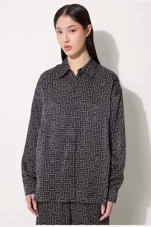 Kenzo Košile Weave Dropped Shoulders Shirt dámská