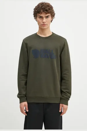 Fjällräven Bavlněná mikina Logo Sweater pánská