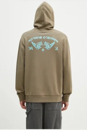 MARCELO BURLON Bavlněná mikina Vintage Logo pánská