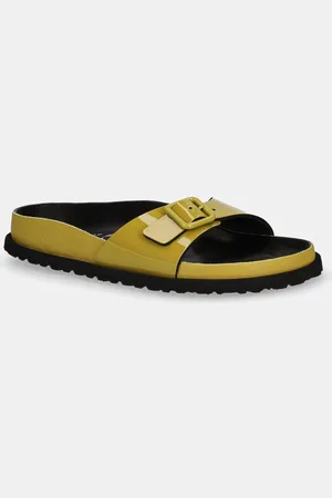 Birkenstock Kožené pantofle Madrid Shiny Patent Leather dámské