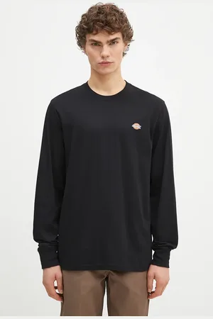 Dickies Bavlněné tričko s dlouhým rukávem barva
