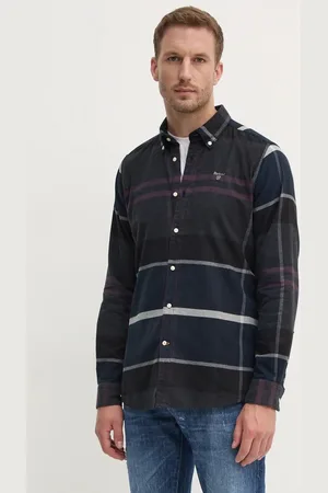 Barbour Bavlněná košile béžová barva