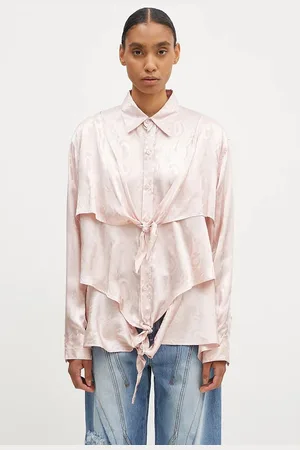 MARTINE ROSE Košile Knotted Shirt dámská