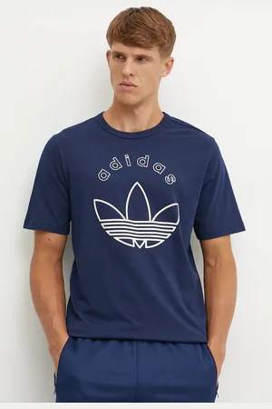 adidas Tričko tmavomodrá barva