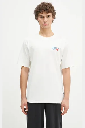 New Balance Bavlněné tričko barva