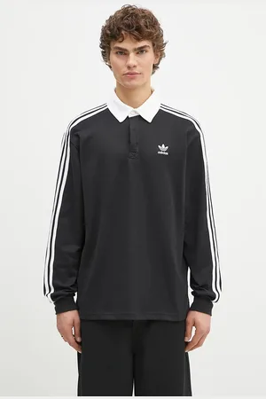 adidas Bavlněné tričko s dlouhým rukávem Adicolor barva