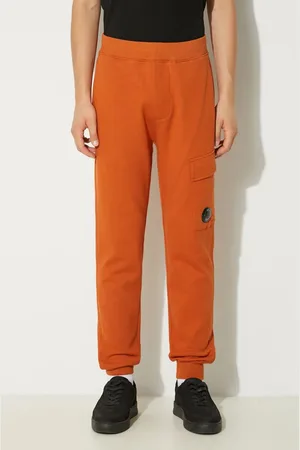 C.P. Company Bavlněné tepláky Diagonal Raised Fleece Cargo Sweatpants barva