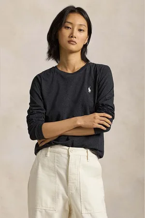 Ralph Lauren Bavlněné tričko s dlouhým rukávem barva