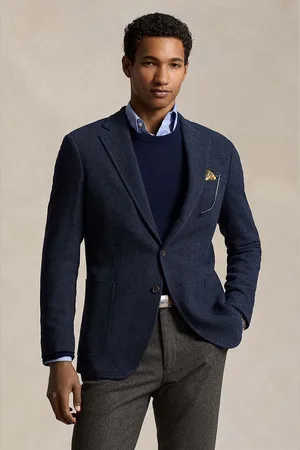 Ralph Lauren Sako Broken Herringbone tmavomodrá barva