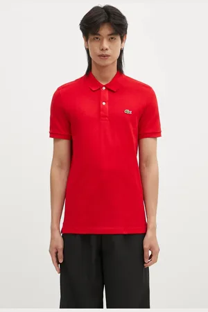 Lacoste Bavlněné polo tričko barva