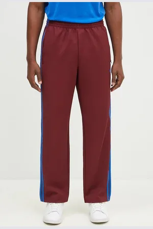 adidas Tepláky Trackpant vínová barva