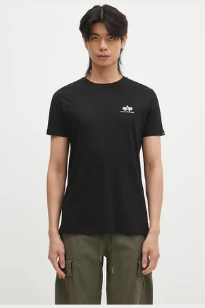Alpha Industries Bavlněné tričko Basic T Small Logo barva