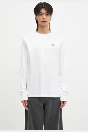 Dickies Bavlněné tričko s dlouhým rukávem barva